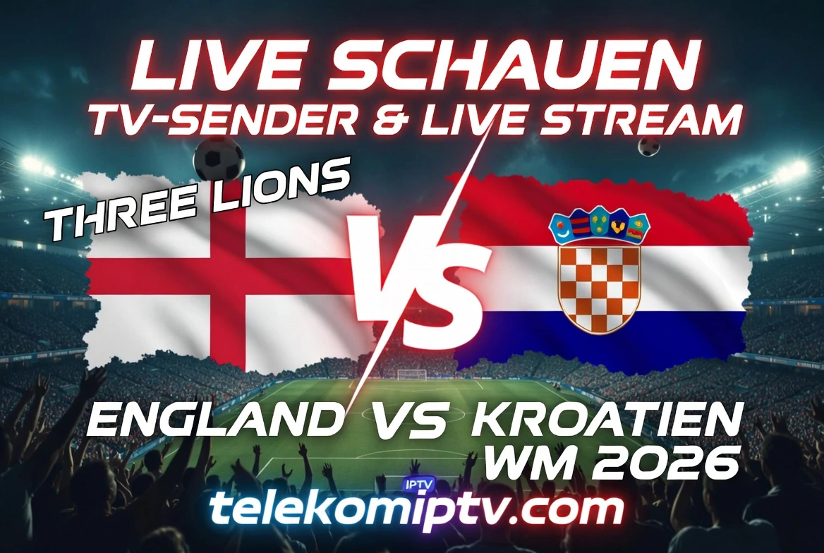 England vs. Kroatien WM 2026 live schauen – Three Lions live erleben